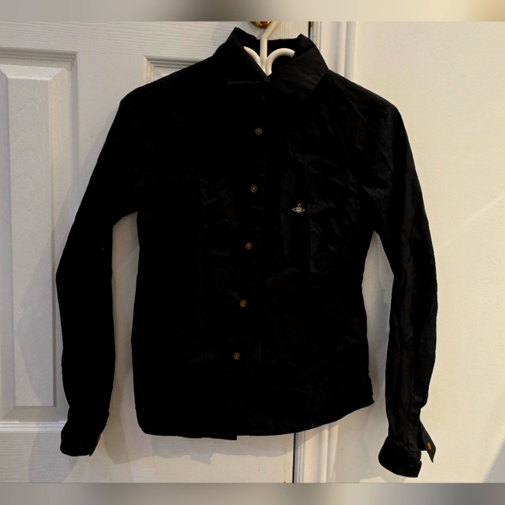 EUC Vivienne Westwood size 2 black shirt for woman